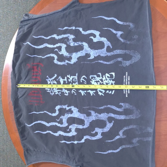 Darc Sport Wolves Bushido Code Faded Crewneck Workout Tank Men's Size L - Picture 11 of 12